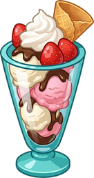 Gelato Sundae